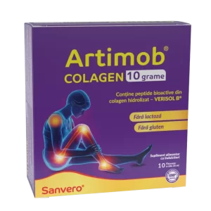 Sanvero Artimob Colagen 10 g solutie buvabila 25 ml x 10 flacoane