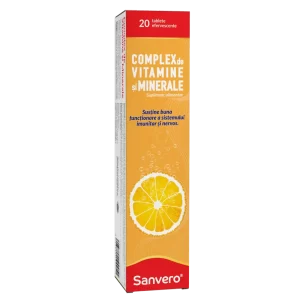 Sanvero Complex de vitamine si minerale 20 comprimate efervescente