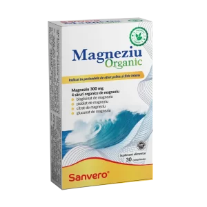 Sanvero Magneziu organic 30 comprimate