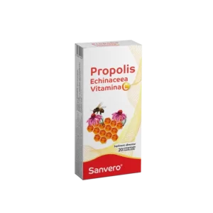 Sanvero Propolis Vitamina C Echinaceea 20 comprimate masticabile