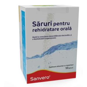 Sanvero Saruri pentru rehidratare orala pulbere 10 plicuri
