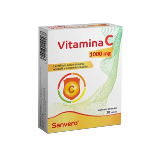 Sanvero Vitamina C 1000 mg 30 capsule