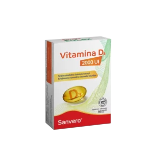 Sanvero Vitamina D3 2000 UI 60 capsule moi