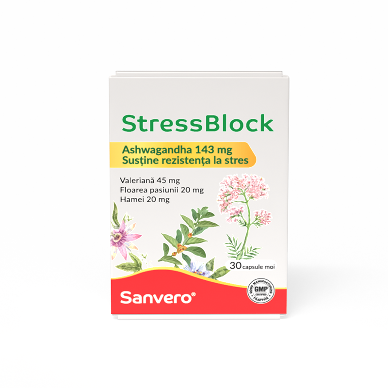 StressBlock, Sanvero, 30 capsule moi